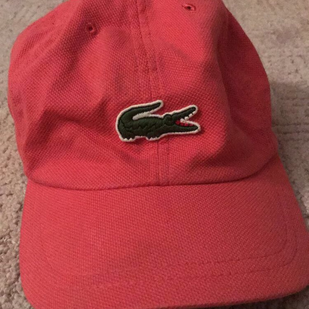 Lacoste Pink Baseball Cap